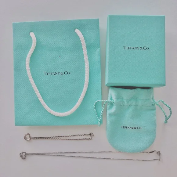 Tiffany Jewelry Tiffany Co Open Heart Necklace And